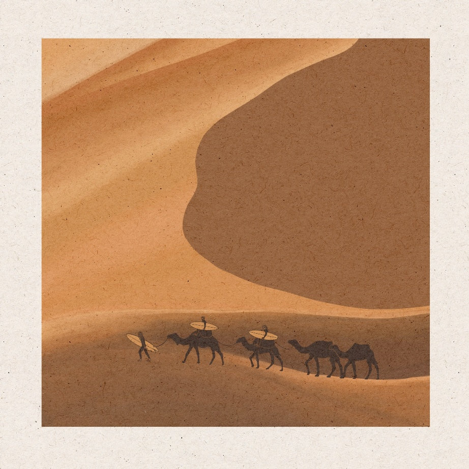 Tribal Walk - Art print - Square